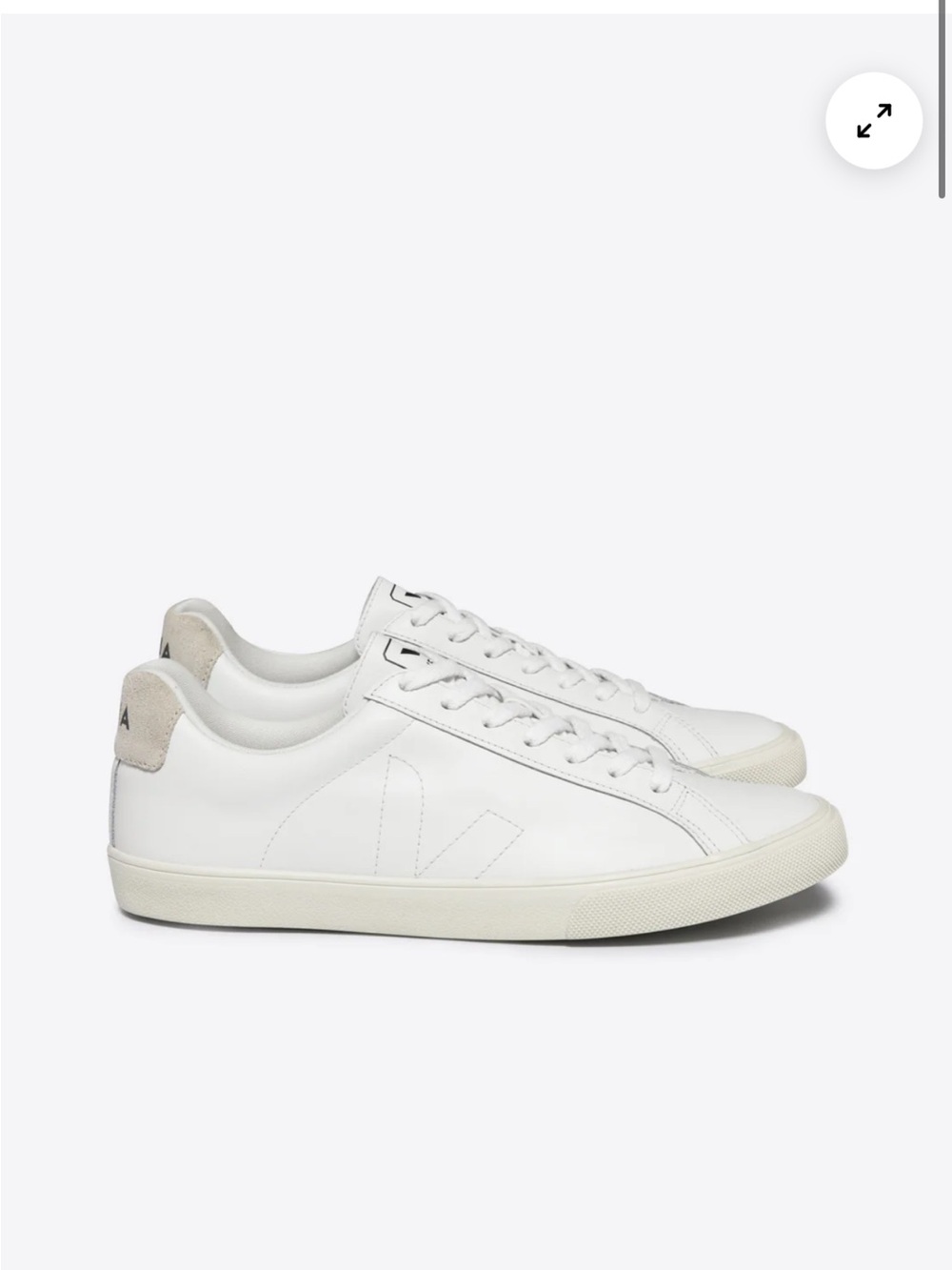 Veja Esplar Leather White Trainers - Women’s US 7 | Euro 38